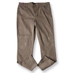Buffalo David Bitton Pants Women’s Size 14 Brown Hanna High Rise Stretch Skinny
